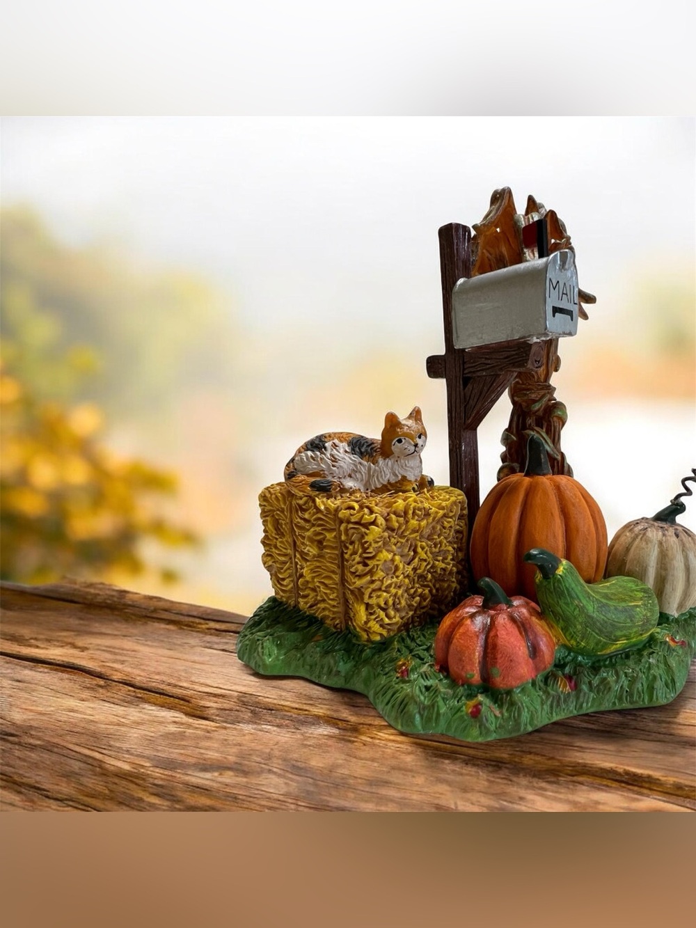 Dept 56 Halloween Harvest Mailbox 2004